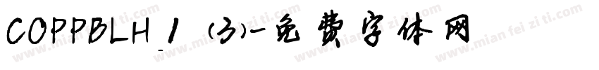 COPPBLH_1 (3)字体转换